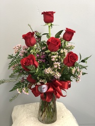 6 Red Roses from Nate's Flowers in Casper, WY