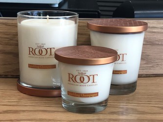 Root Candles Sparkling Champagne  from Nate's Flowers in Casper, WY