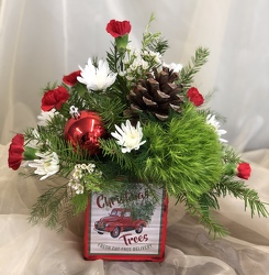 Merry Vintage Christmas Bouquet  from Nate's Flowers in Casper, WY