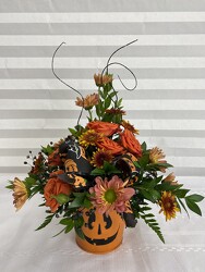 Jack O' Lantern Tin from Nate's Flowers in Casper, WY