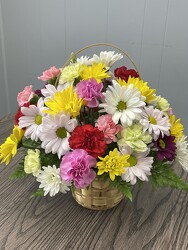 Basket of Blooms from Nate's Flowers in Casper, WY