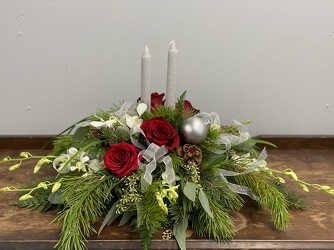 Christmas Dreams Centerpiece from Nate's Flowers in Casper, WY