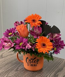 Creep It Real Mug Arrangement  from Nate's Flowers in Casper, WY