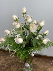 Dozen Sterling Roses from Nate's Flowers in Casper, WY