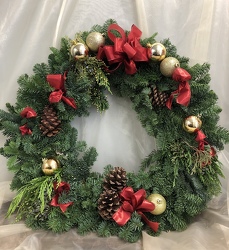 Wreath from Nate's Flowers in Casper, WY