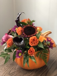 Spooktacular Pumpkin  from Nate's Flowers in Casper, WY