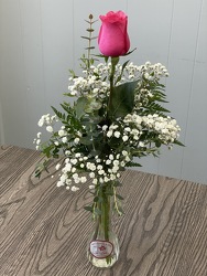 Pink Rose Bud Vase from Nate's Flowers in Casper, WY