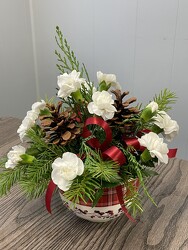 Plaid Berry Bowl  from Nate's Flowers in Casper, WY