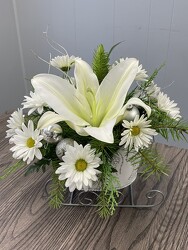 Silver Sleigh Bouquet from Nate's Flowers in Casper, WY