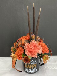 Spooky Skeleton from Nate's Flowers in Casper, WY