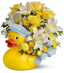 Just Ducky Bouquet - Boy - Premium from Nate's Flowers in Casper, WY