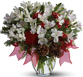 First Snowfall Deluxe from Nate's Flowers in Casper, WY